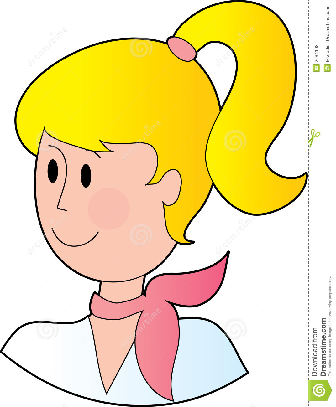 Ponytail clipart #16, Download drawings