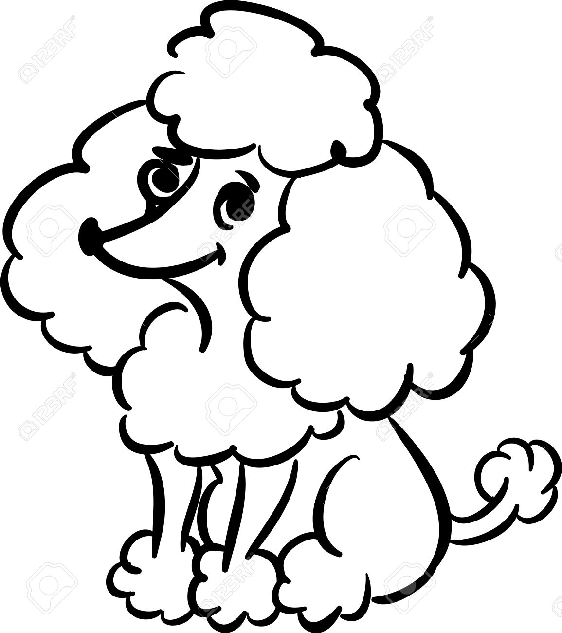 Poodle clipart #18, Download drawings