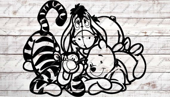 pooh svg #1063, Download drawings