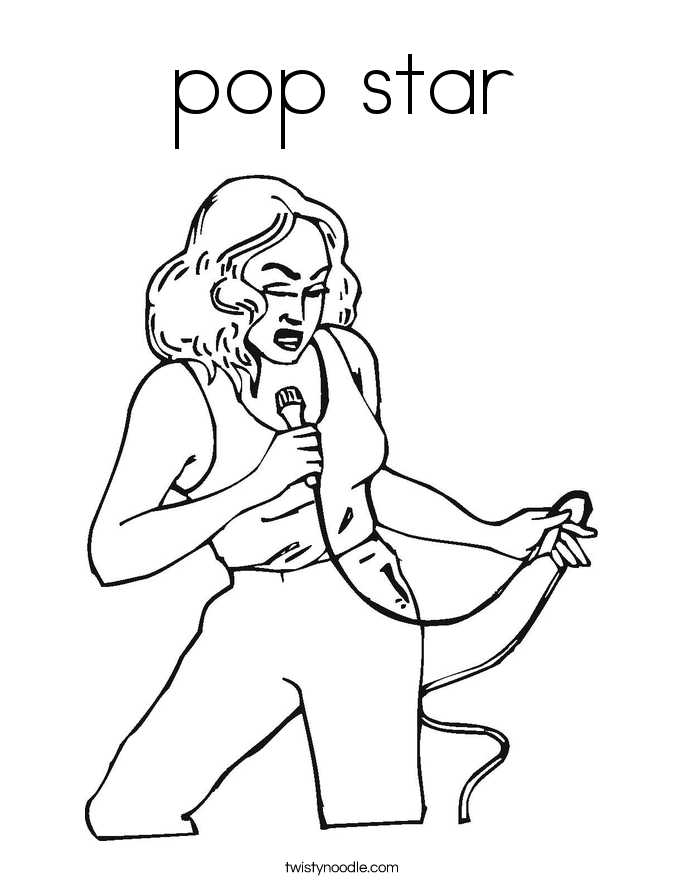 Pop Music coloring #20, Download drawings