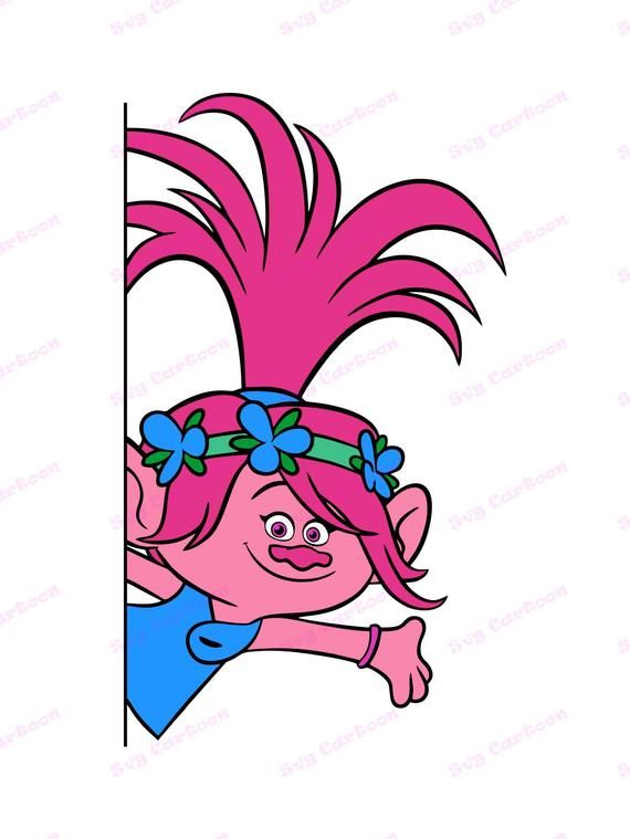poppy troll svg #1008, Download drawings
