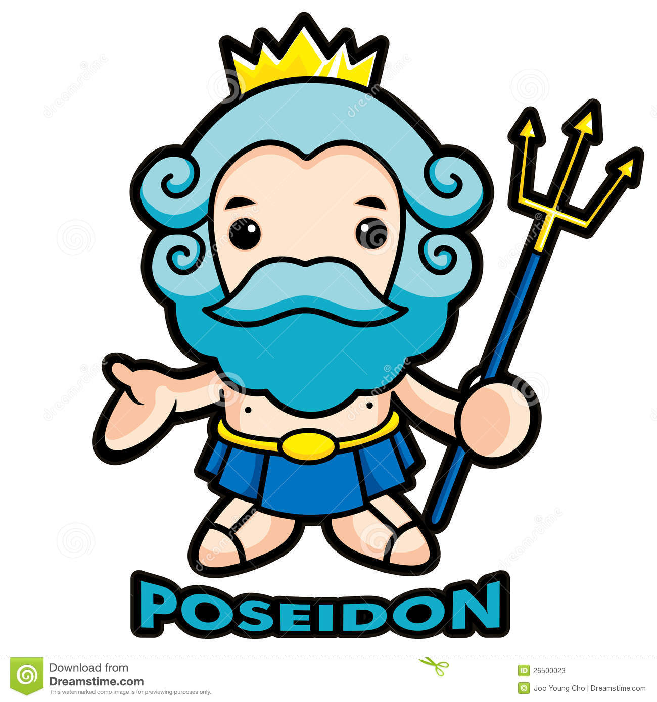 Poseidon clipart #1, Download drawings