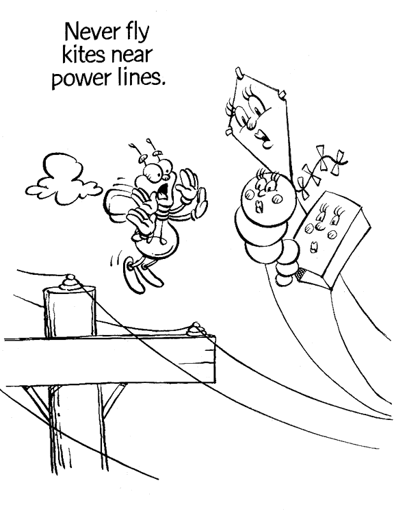 Power Line coloring #2, Download drawings