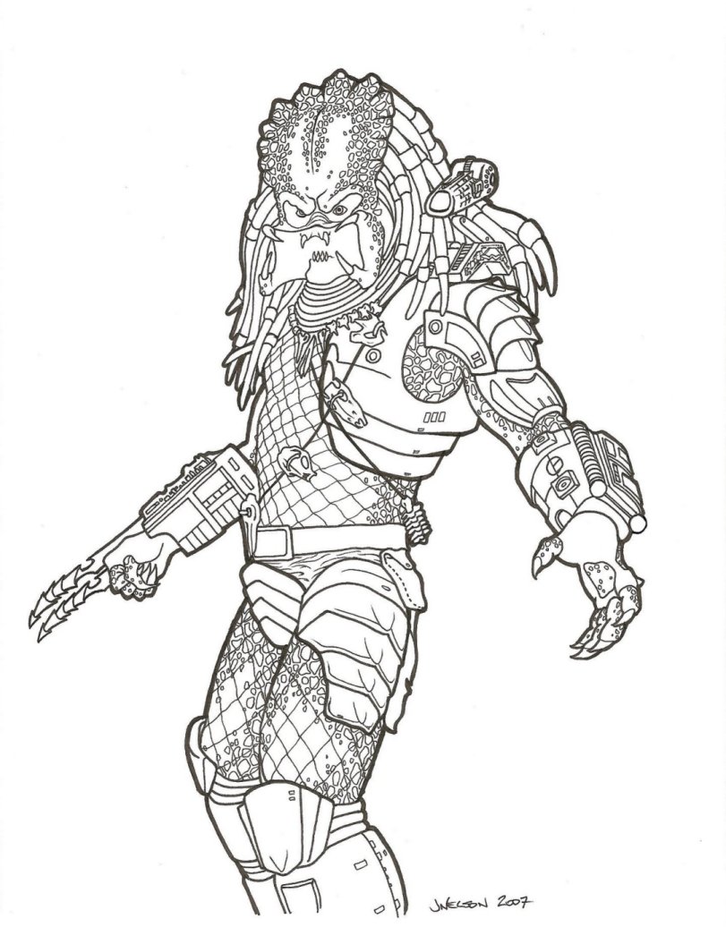 Predator (Animal) coloring #8, Download drawings