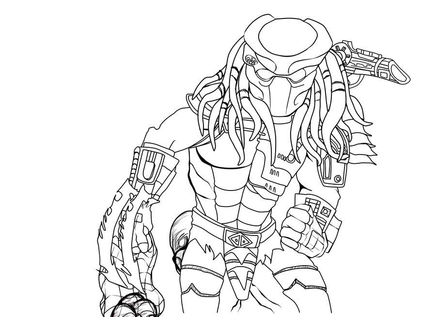 Predator coloring #14, Download drawings