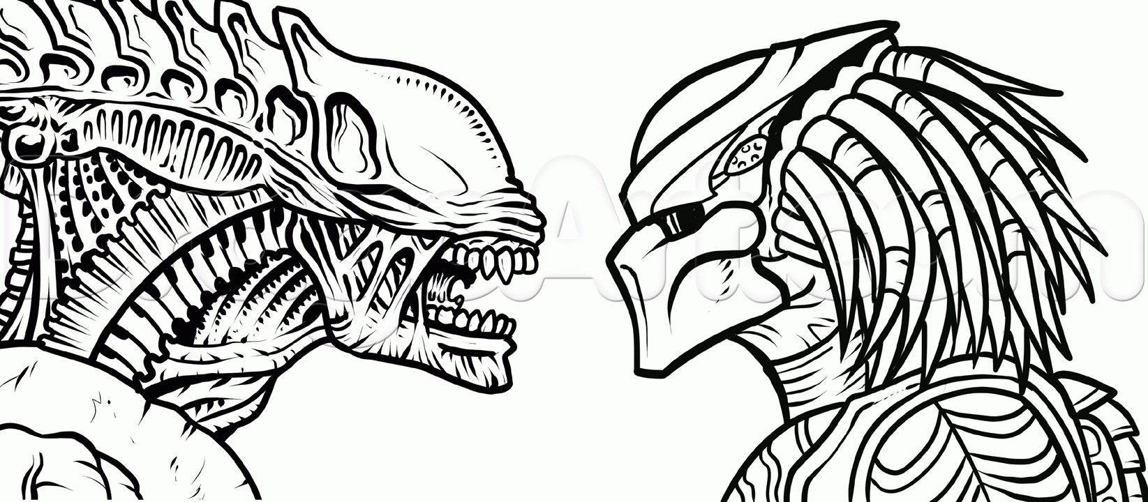 Predator coloring #15, Download drawings
