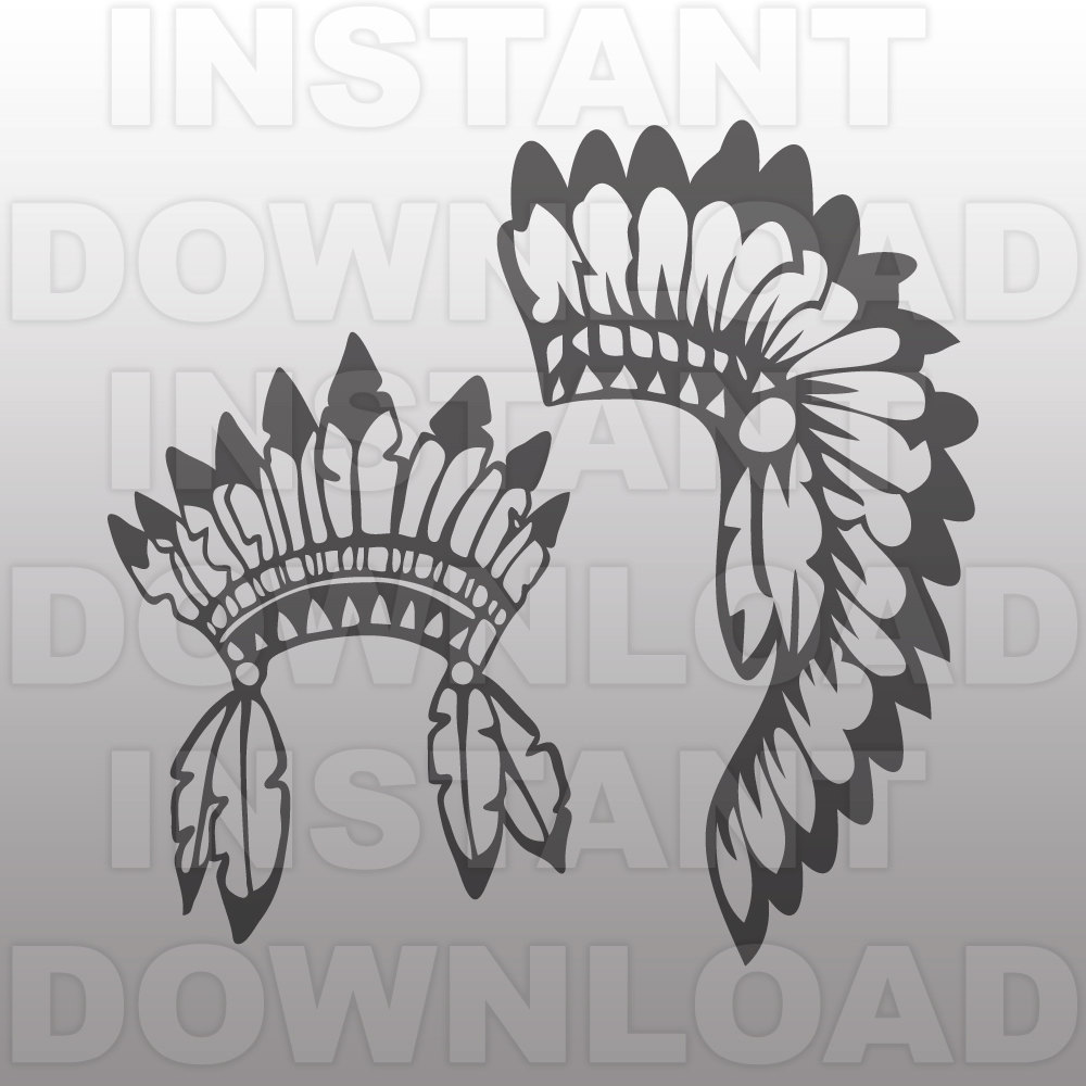Priestess With Feather Crown svg #16, Download drawings