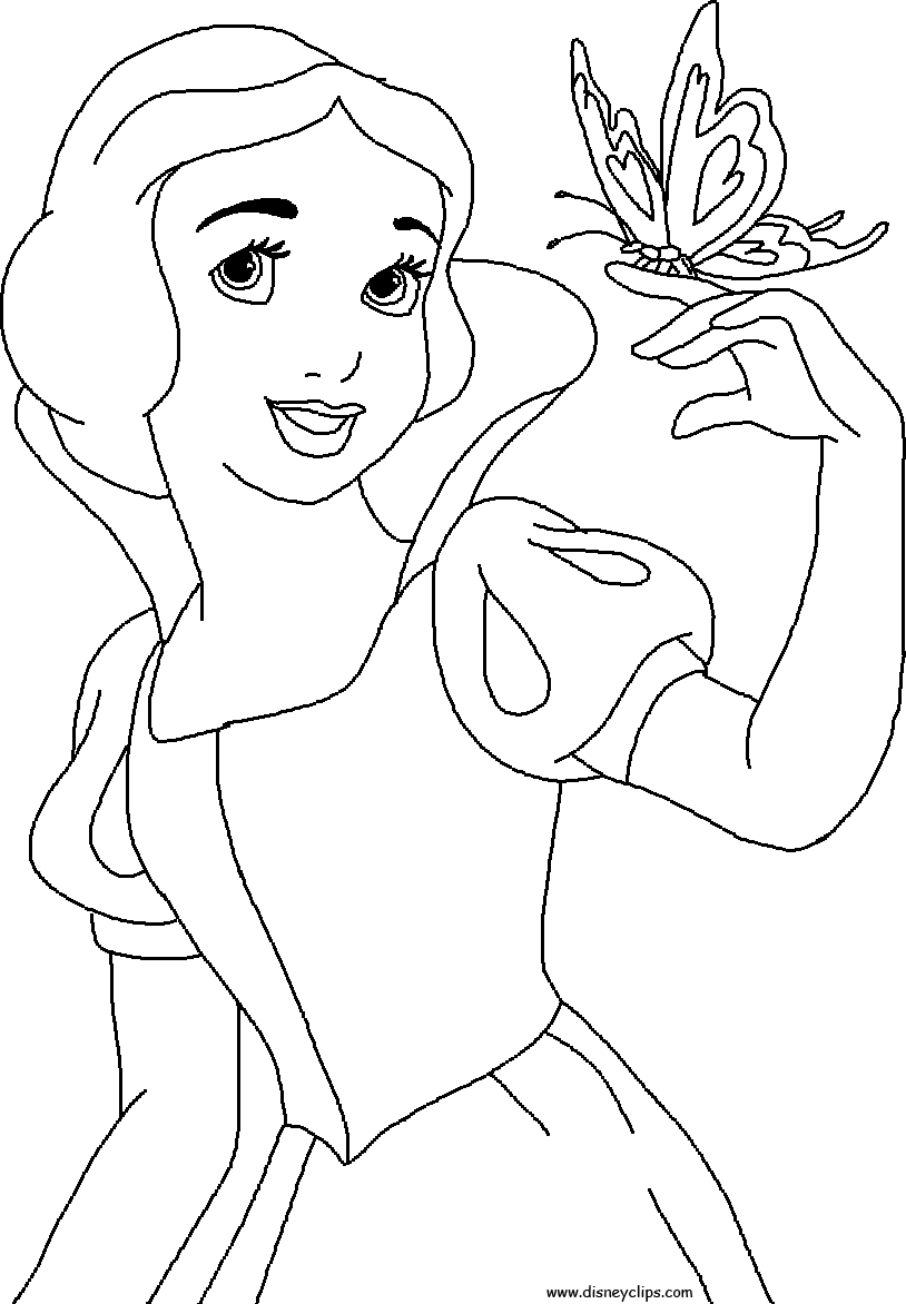 Princess coloring #12, Download drawings