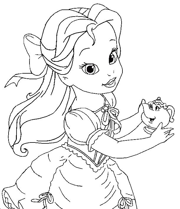 Princess coloring #8, Download drawings