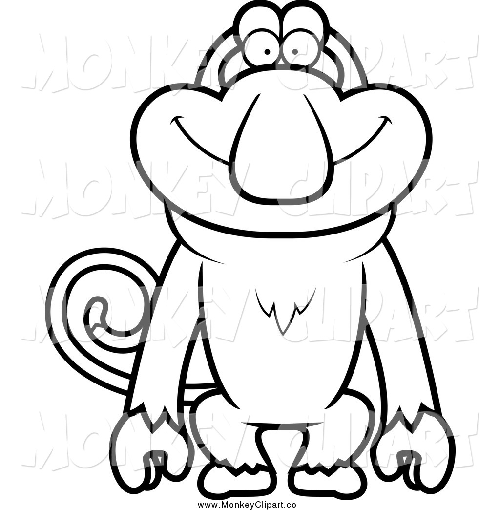 Proboscis Monkey clipart #17, Download drawings