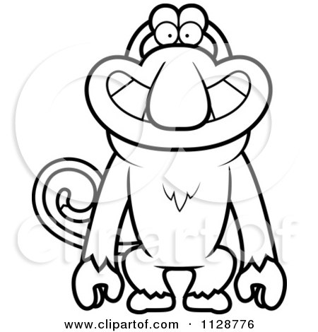 Proboscis Monkey clipart #12, Download drawings