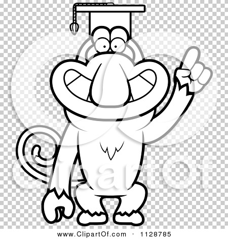 Proboscis Monkey coloring #3, Download drawings