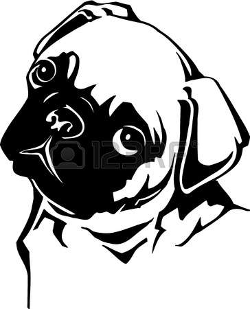 Pug clipart #4, Download drawings