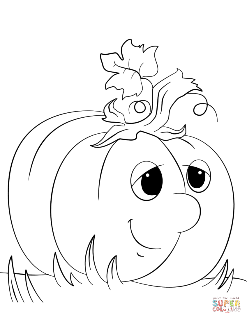 Pumpkin coloring #9, Download drawings