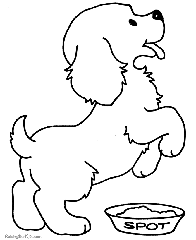 Puppy coloring #20, Download drawings