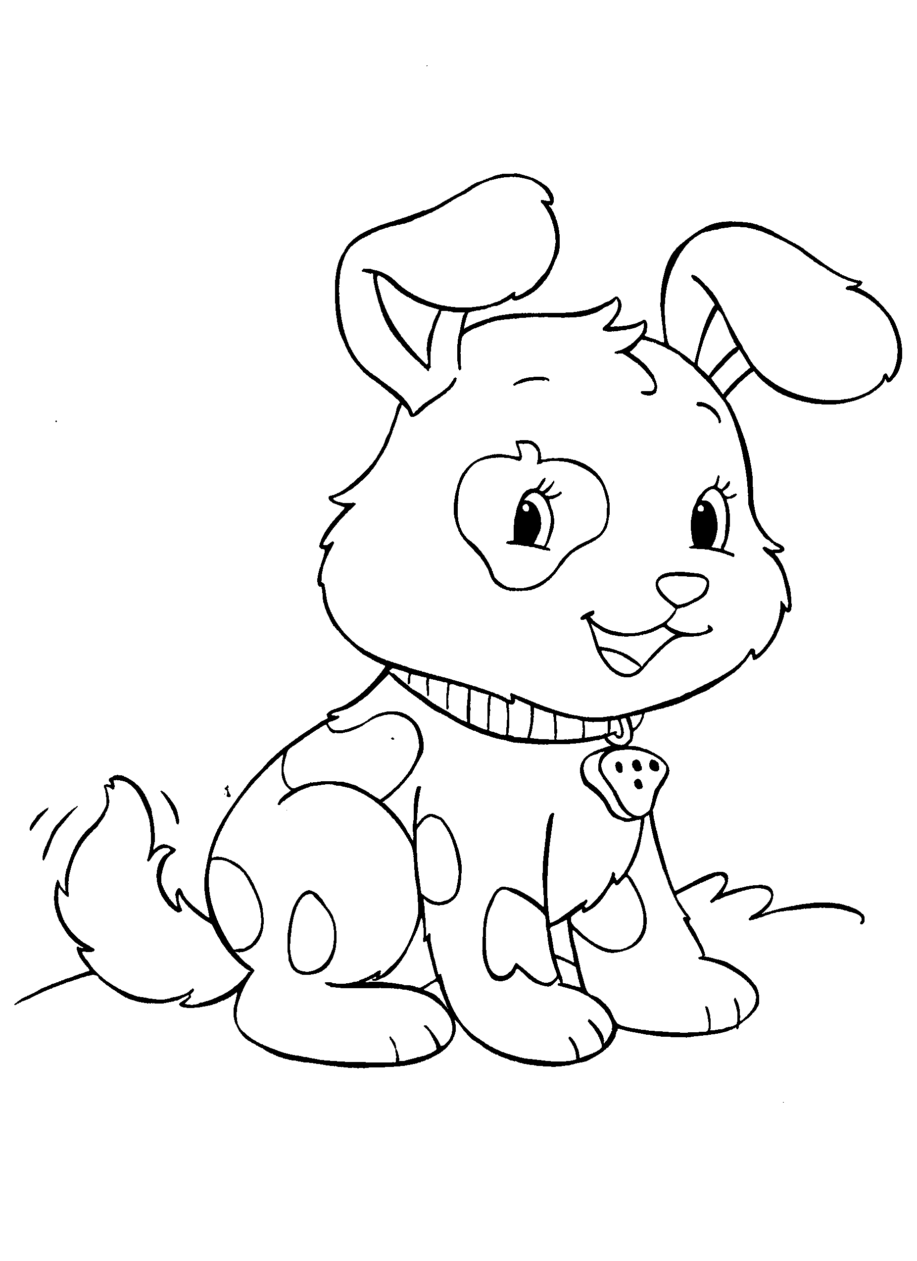 Puppy coloring #11, Download drawings