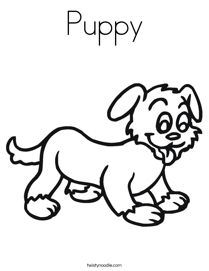 Puppy coloring #10, Download drawings