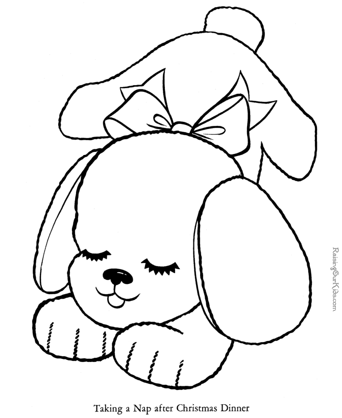 Puppy coloring #18, Download drawings