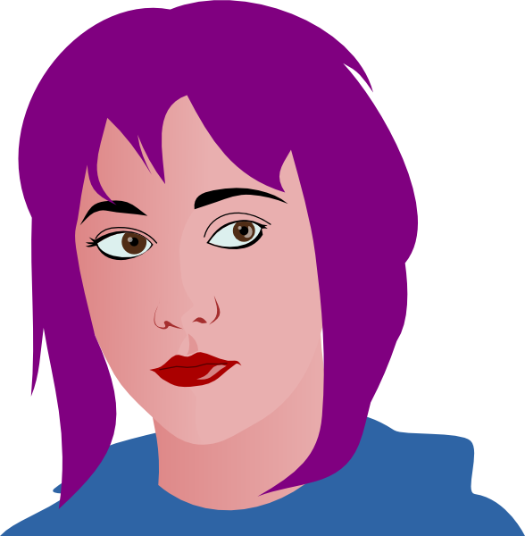 Purple Hair clipart #20, Download drawings