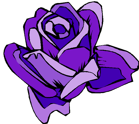 Purple Rose coloring #11, Download drawings