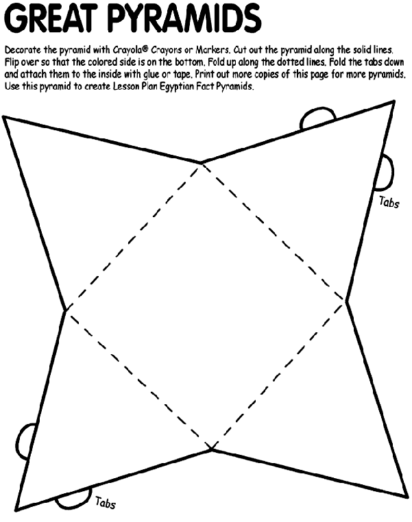 Pyramid coloring #6, Download drawings