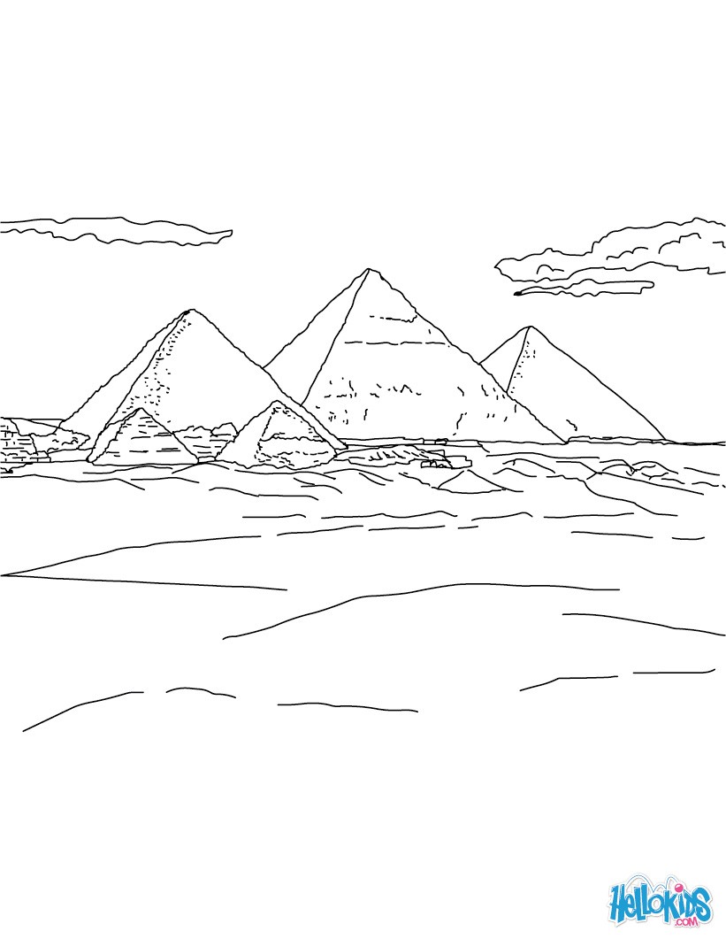 Pyramid coloring #4, Download drawings