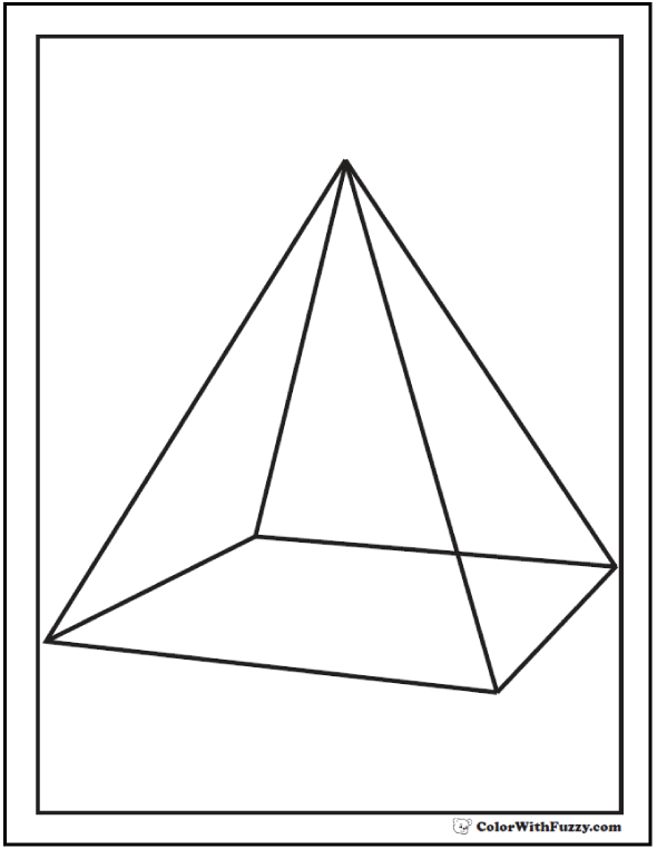 Pyramid coloring #15, Download drawings