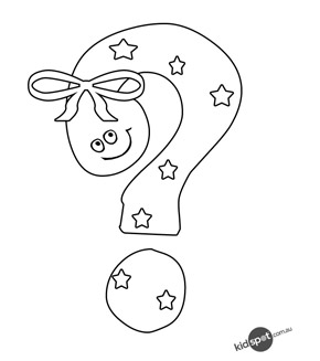 Question Mark coloring #4, Download drawings
