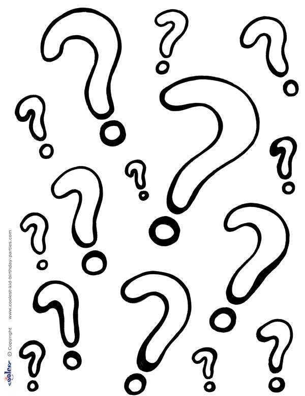 Question Mark coloring #11, Download drawings