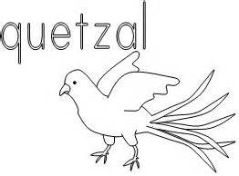 Quetzal  coloring #9, Download drawings