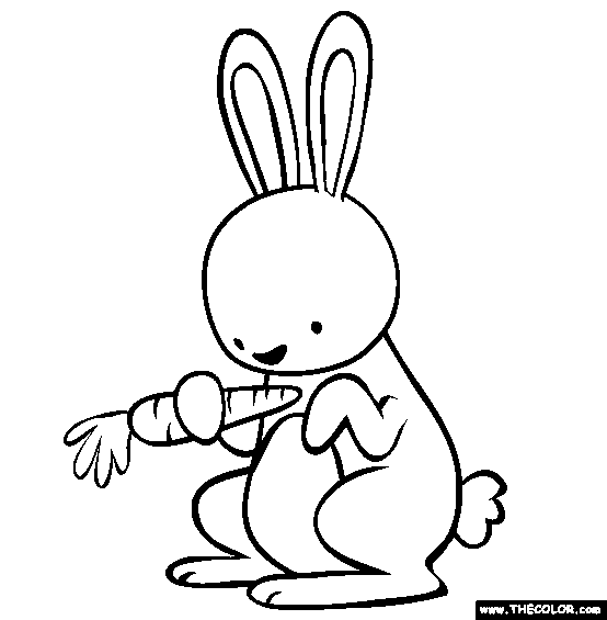 Rabbit coloring #18, Download drawings