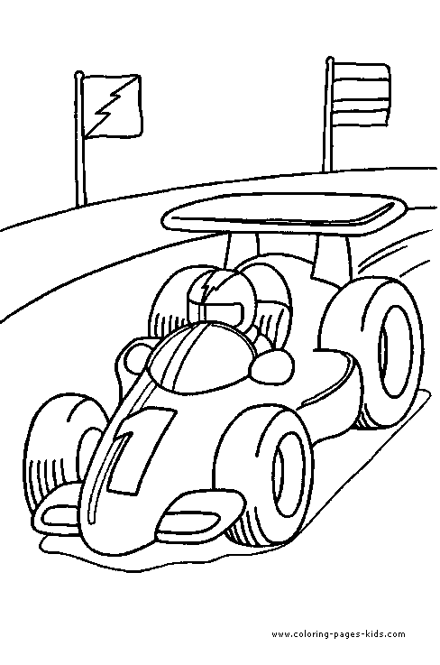 Race coloring #4, Download drawings