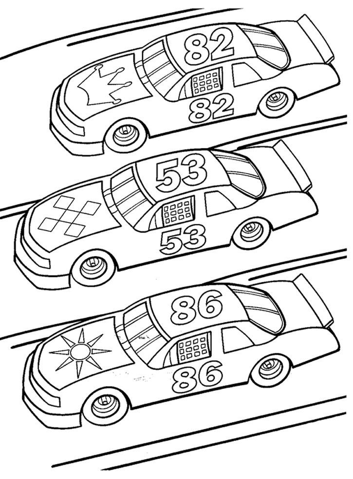 Race coloring #16, Download drawings