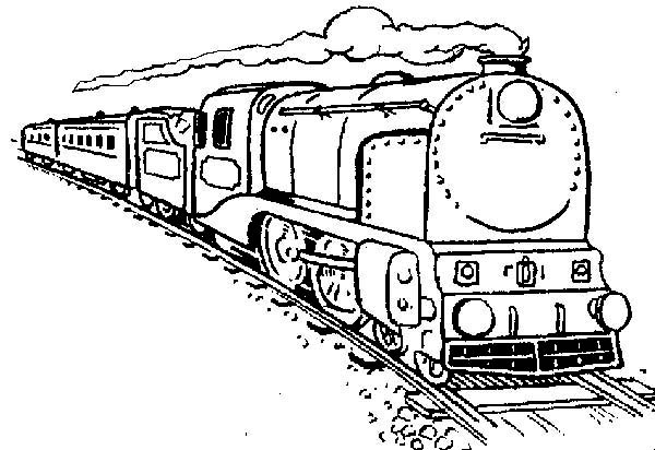 Railroad coloring #13, Download drawings