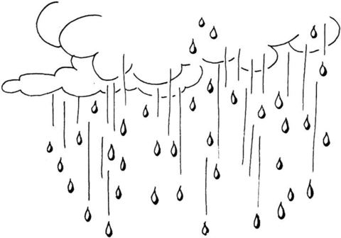 Rainfall coloring #19, Download drawings