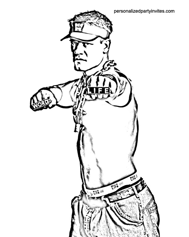 Randy Orton coloring #14, Download drawings