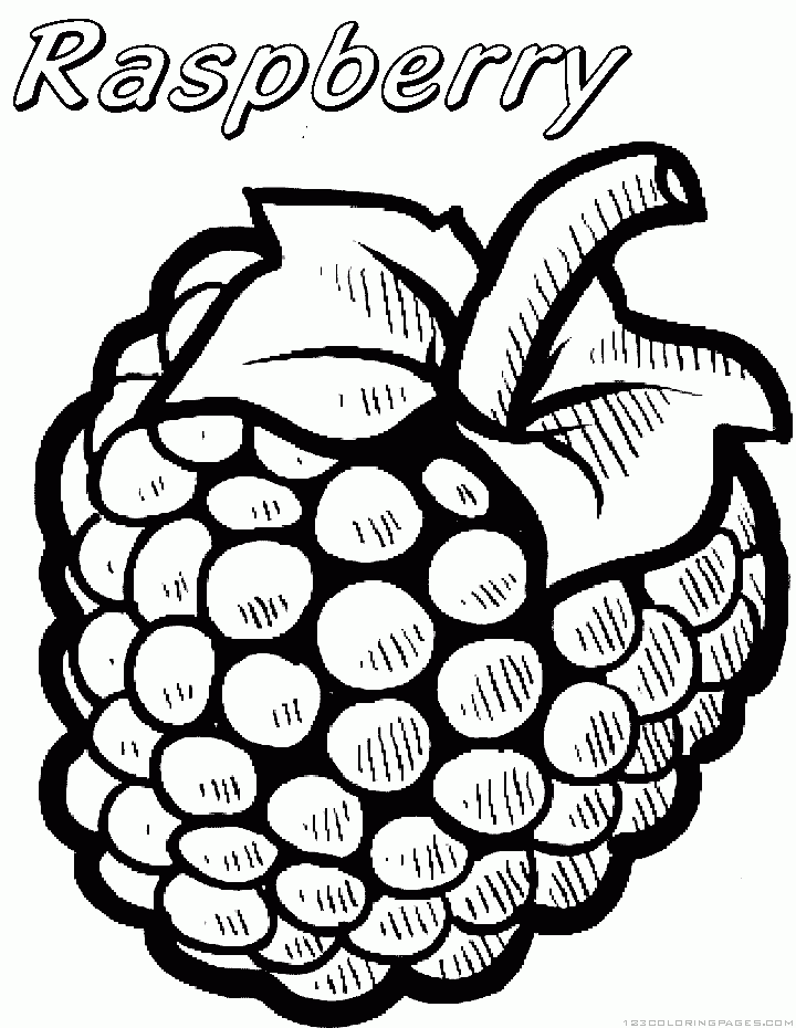 Raspberry coloring #1, Download drawings