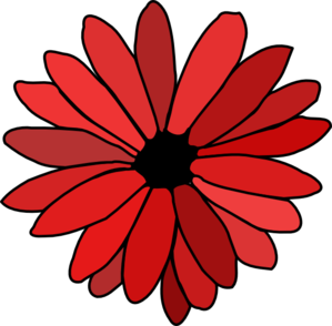 Red Flower clipart #19, Download drawings