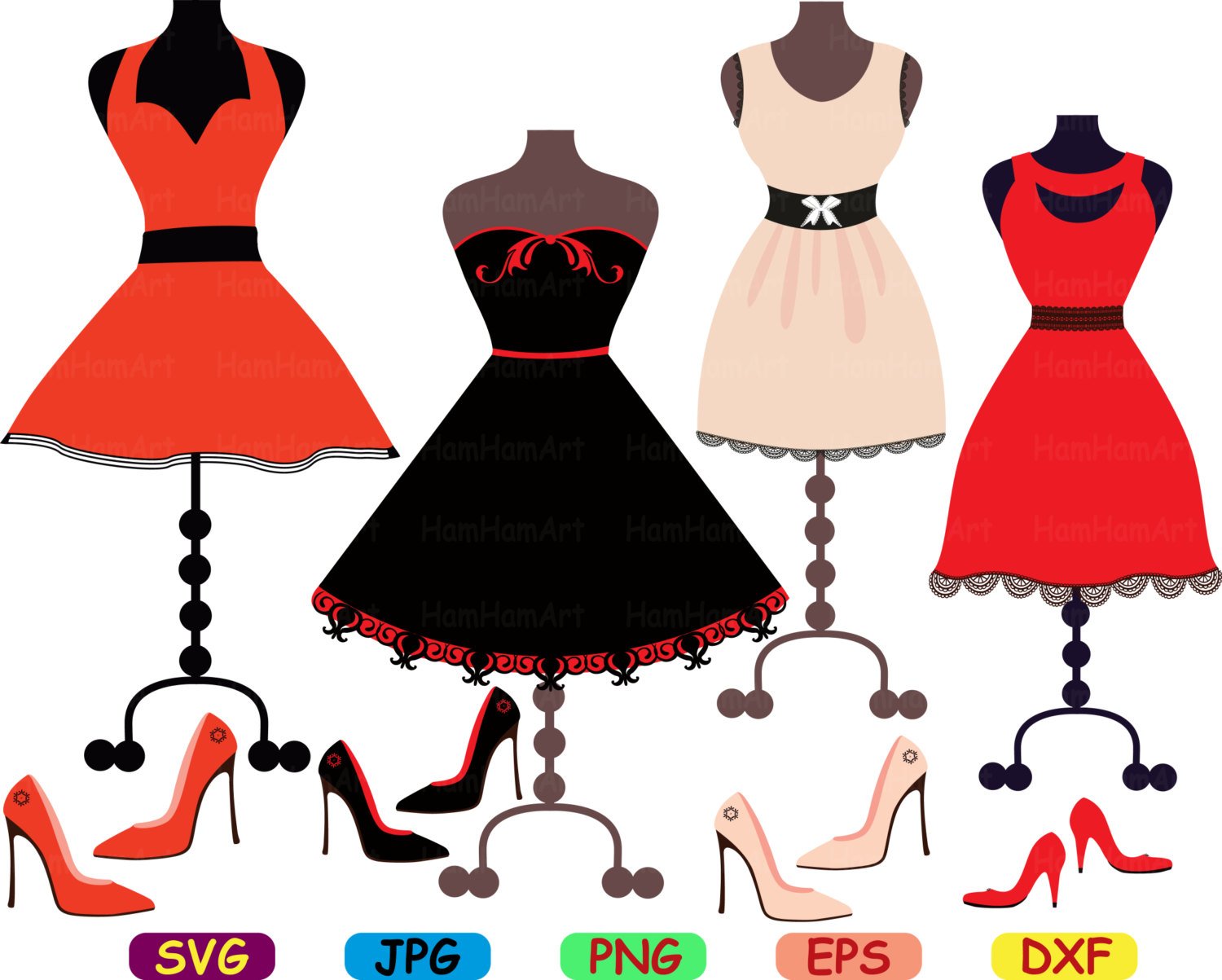 Red Dress svg #19, Download drawings