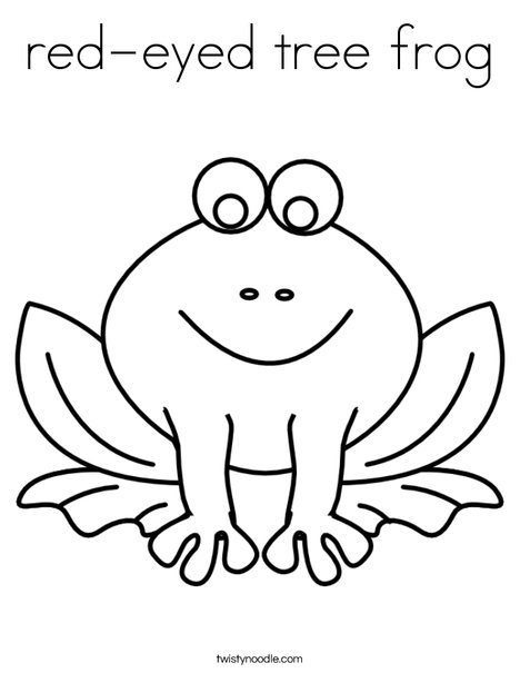 Tree Frog coloring #12, Download drawings
