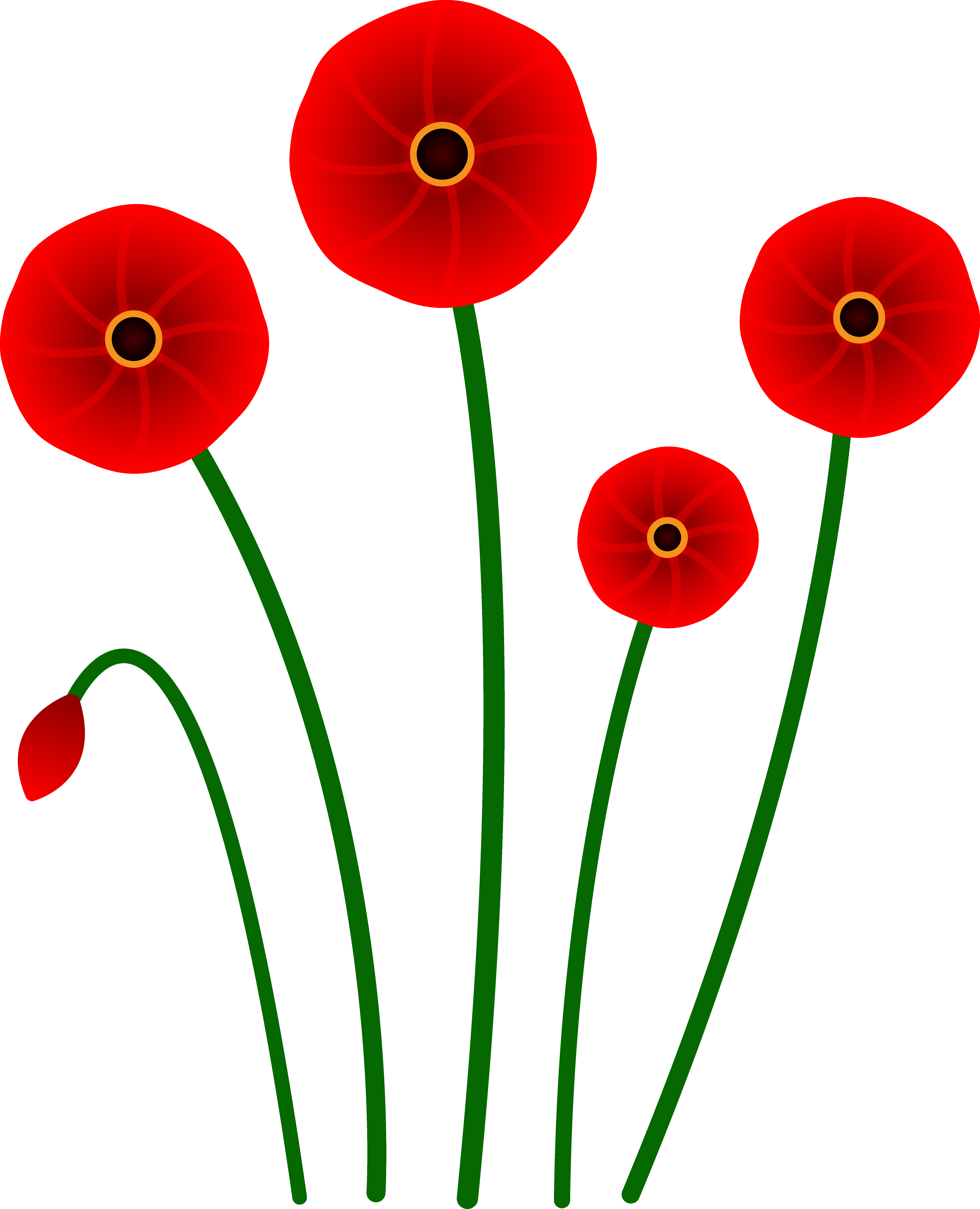 Red Flower clipart #9, Download drawings