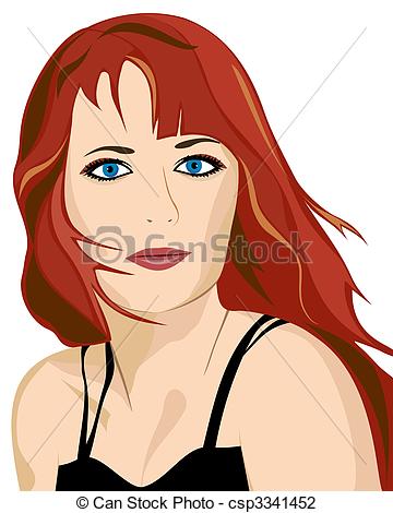 Red Hair clipart #2, Download drawings