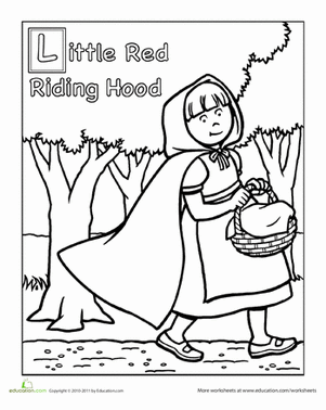 Red Riding Hood coloring #13, Download drawings