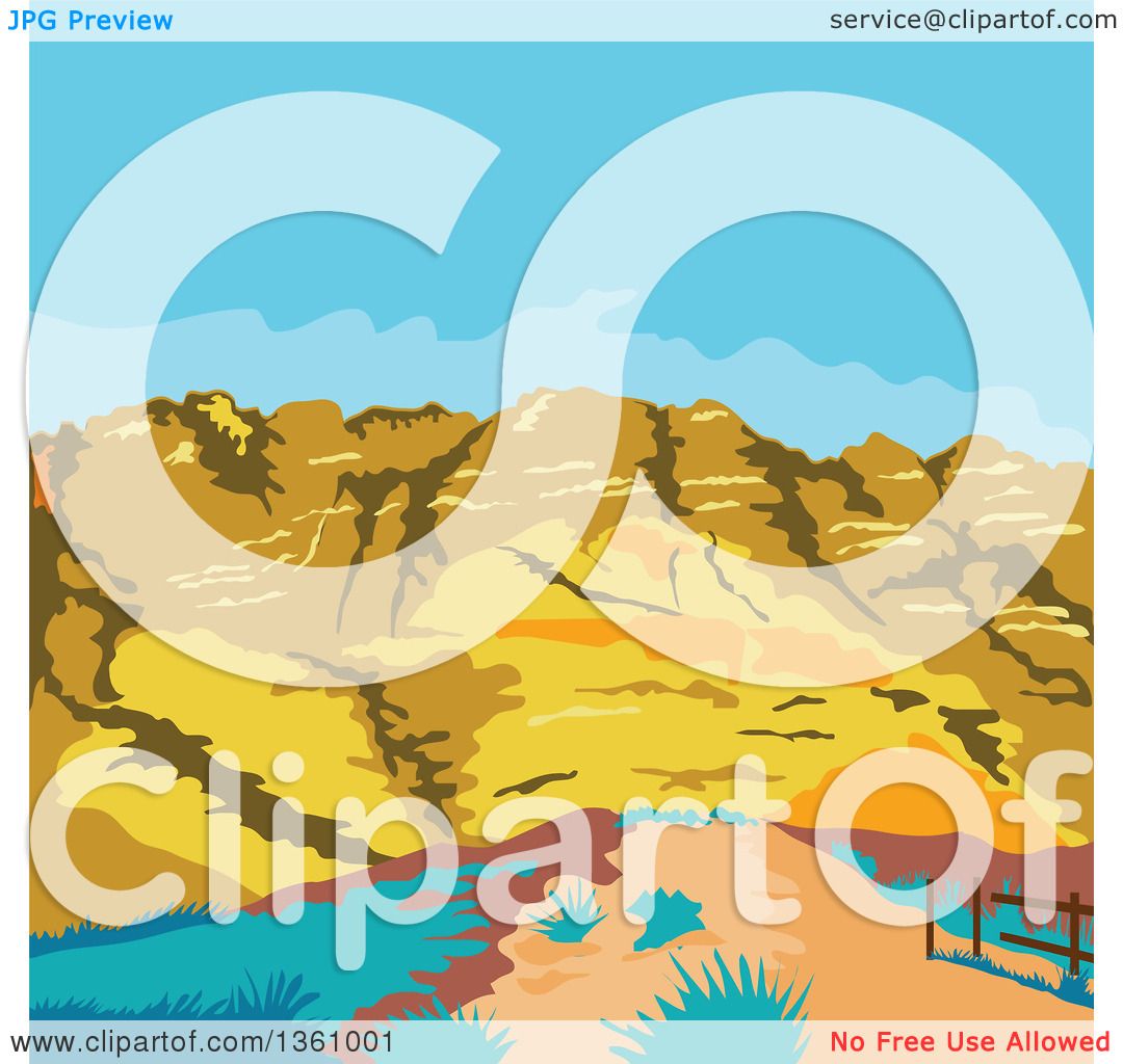 Red Rock Canyon clipart #2, Download drawings