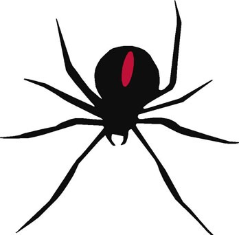 Redback Spider clipart #1, Download drawings