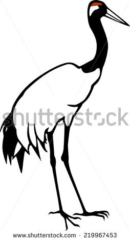Red-crowned Crane clipart #19, Download drawings