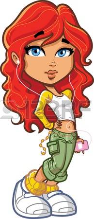 Redhead clipart #7, Download drawings