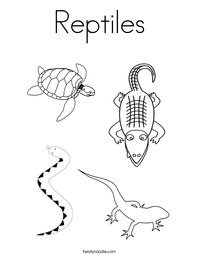 Reptile coloring #20, Download drawings