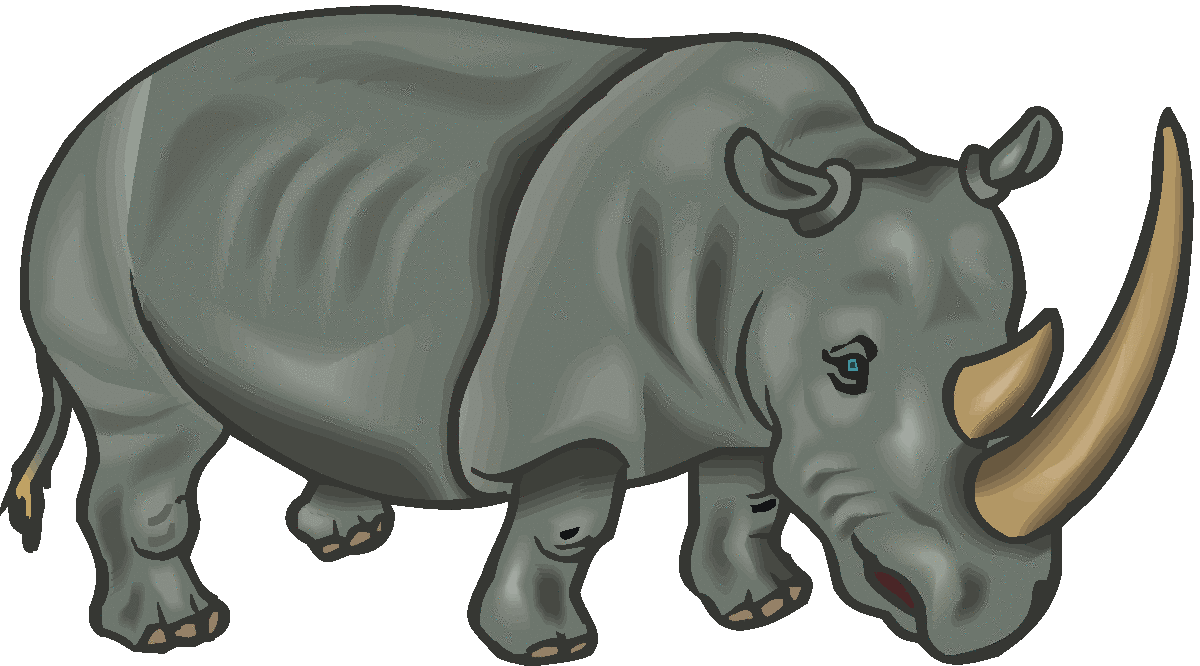 Rhino clipart #13, Download drawings