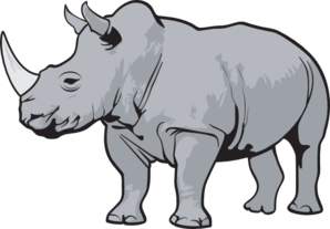 Rhino svg #16, Download drawings